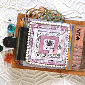 NEW Elizabeth Craft Designs Seal Embellishments Stamp Set - Picture It Art Journal - Planner Essentials Photo Album ECD CS220