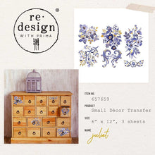 Load image into Gallery viewer, Prima Marketing Re-Design Juliet Small Decor Transfer Sheets - 6&quot;X12&quot; 3/Sheets ReDesign
