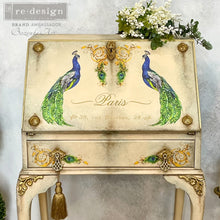 Load image into Gallery viewer, Prima Marketing Re-Design Peacock Paradise Small Decor Transfer Sheets - 6&quot;X12&quot; 3/Sheets
