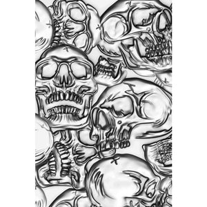 Tim Holtz Skulls 3D Texture Fades Embossing Folder - 665771 - Sizzix