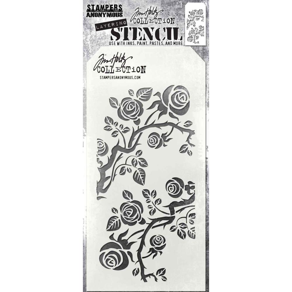Tim Holtz THORNED Layering Stencil - THS162 Stampers Anonymous